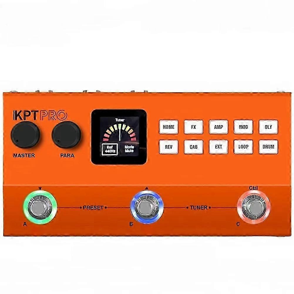 M-VAVE KPT PRO Professional Guitar Effects Processor with Drum Machine XLR Output and Bluetooth Function