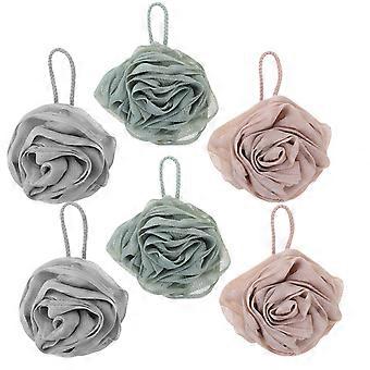 Bath Ball Shower Loofahs for Gentle Exfoliating 24Pcs Assorted Color