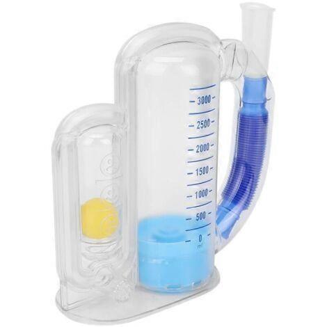 Pulmonary spirometer respiratory exercise device, safe incentive spirometer for respiratory training