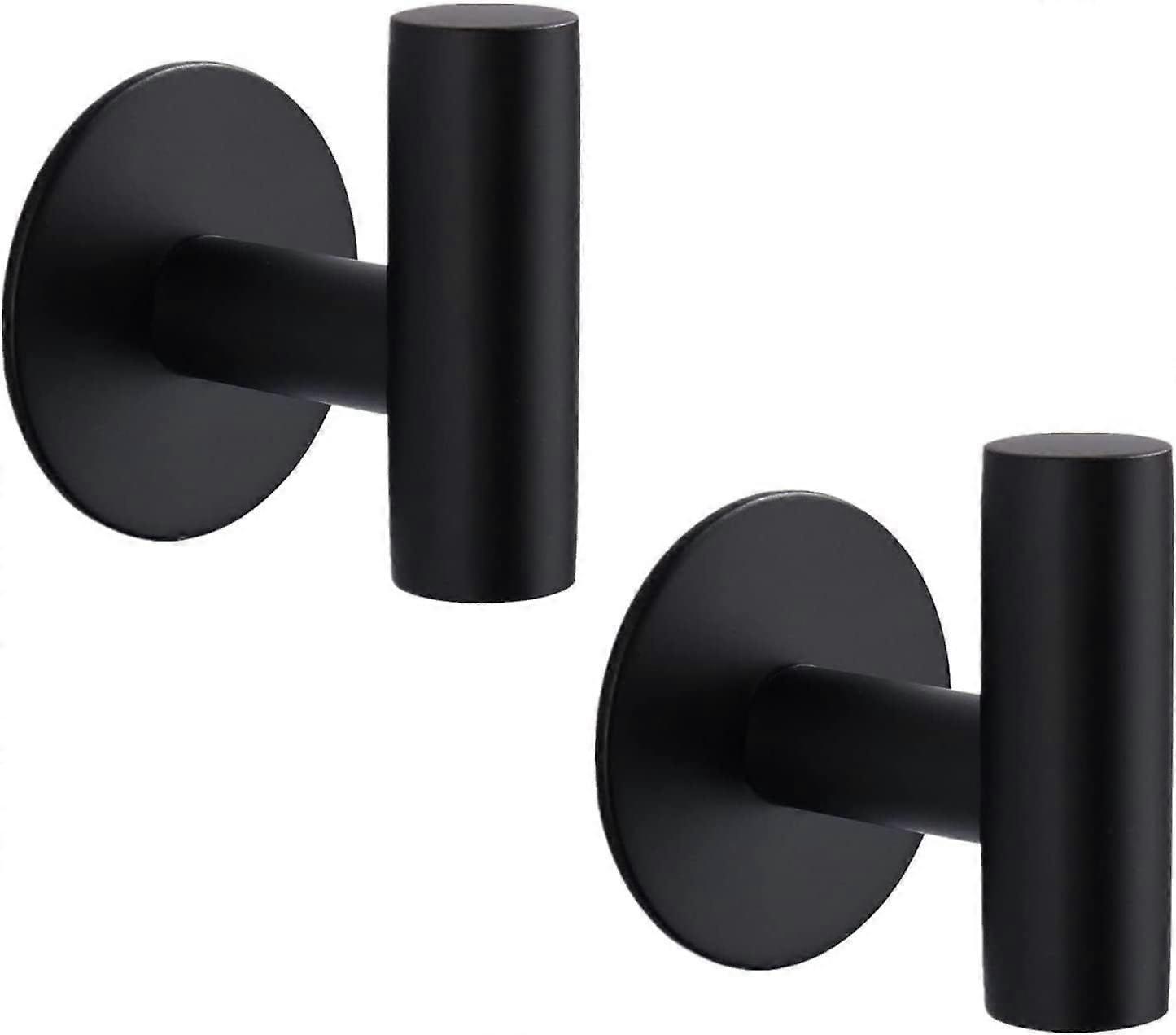 2 Pcs Premium Adhesive Bathroom Hooks
