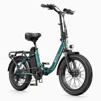 Electric bike - DYU - C9 - 250W motor - 48V 15.6Ah battery - Range 150km