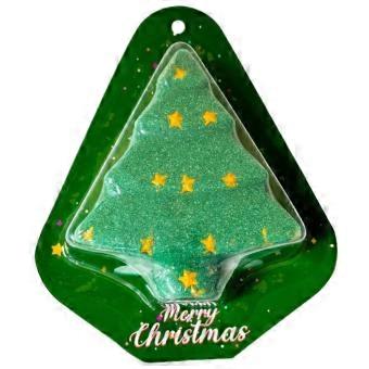 Christmas Fizzy Tree Shaped Bath Bomb with Shea Butter and Essential Oils