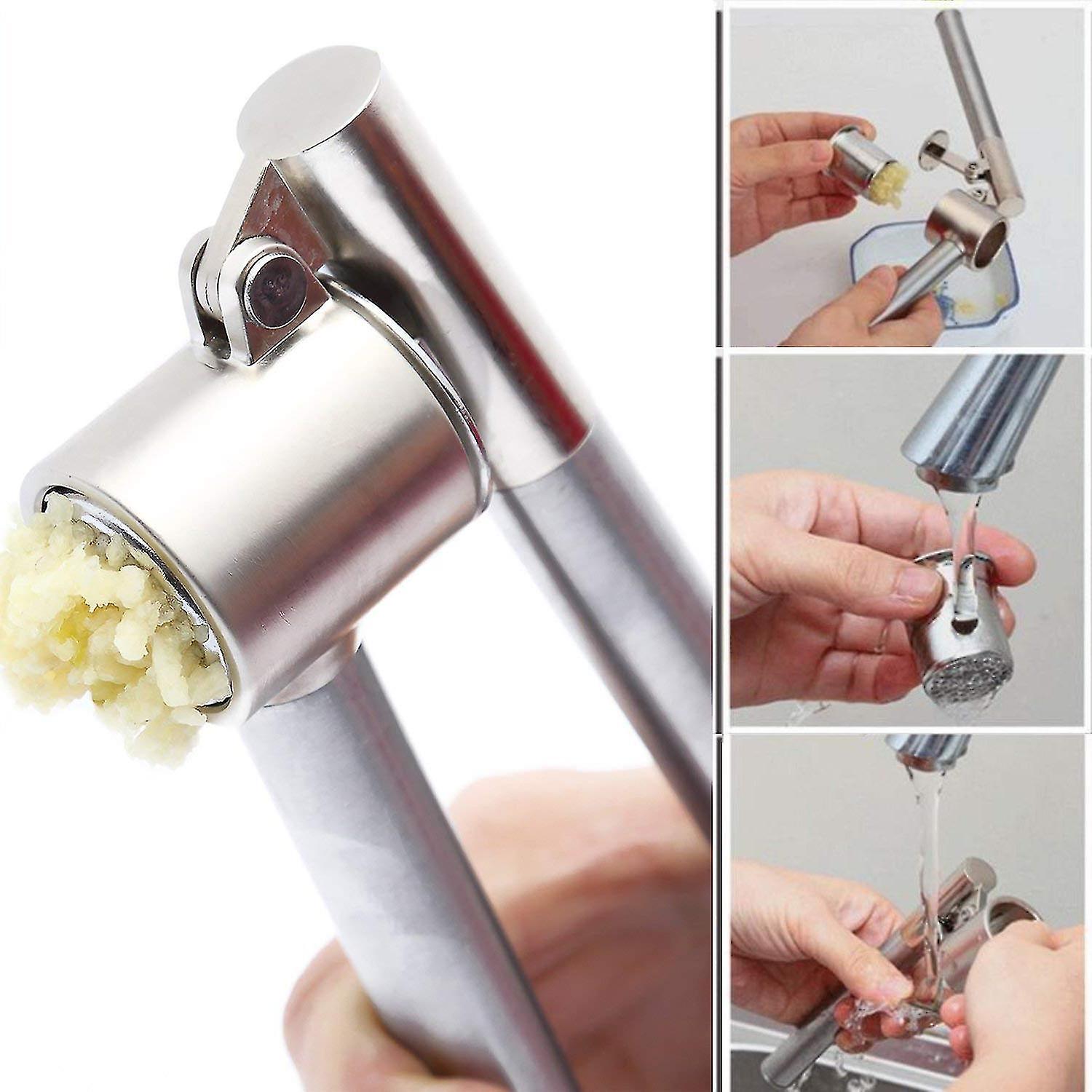 Stainless Steel Garlic Press