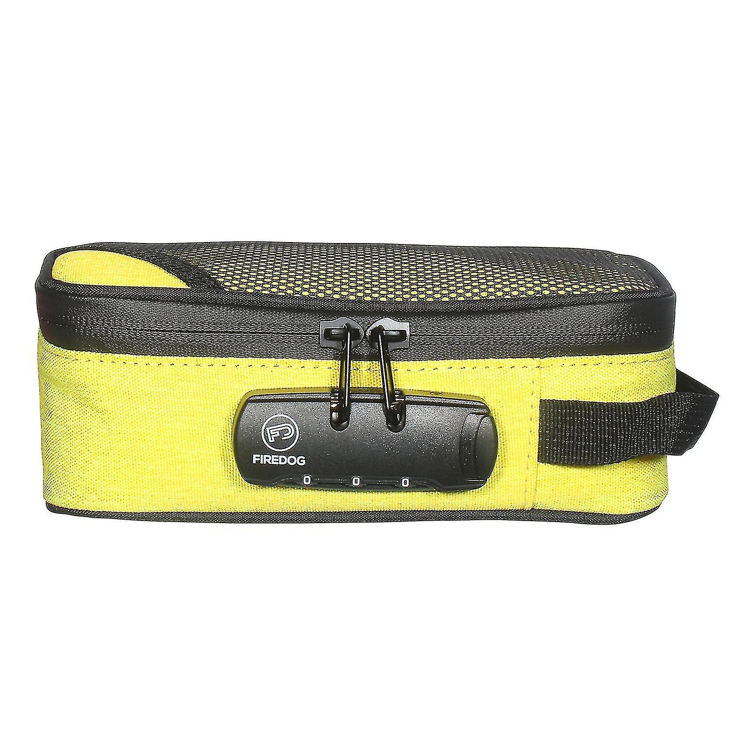 Smell Proof Bag With Lock, Carbon Lined Odor Proof Case Containers Charcoal Bag