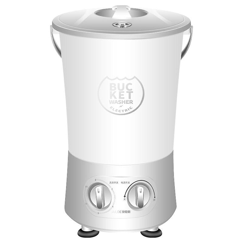 220V Electric Clothes Washing Machine Portable Mini Underwear Panties Clothes Washer With 2 Bucket