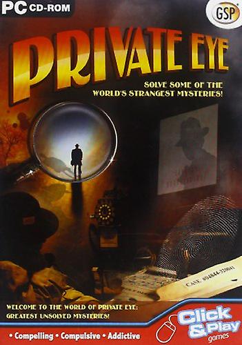 Private Eye Great Unsolved Mysteries (PC CD) - New & Sealed