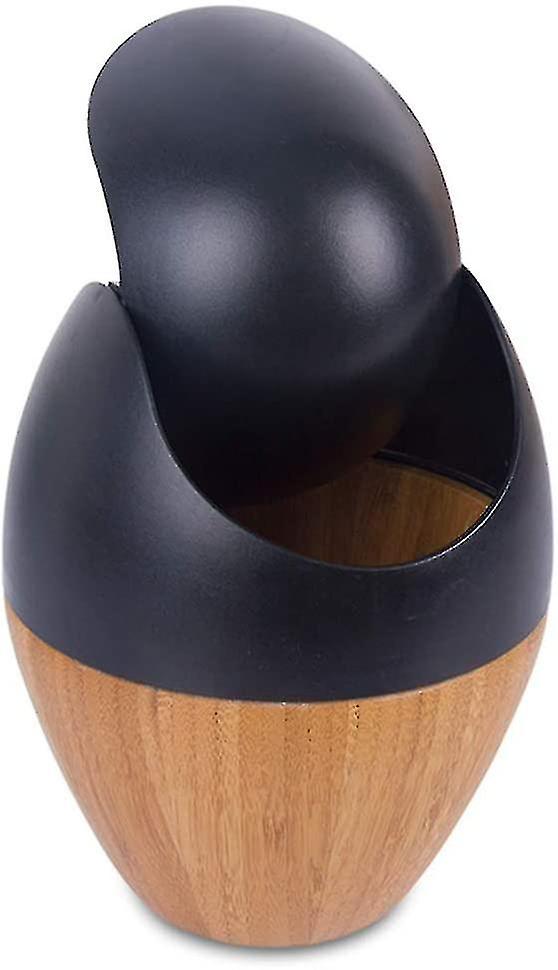 Mini Tabletop Trash Can Swing Lid Bathroom Trash Can