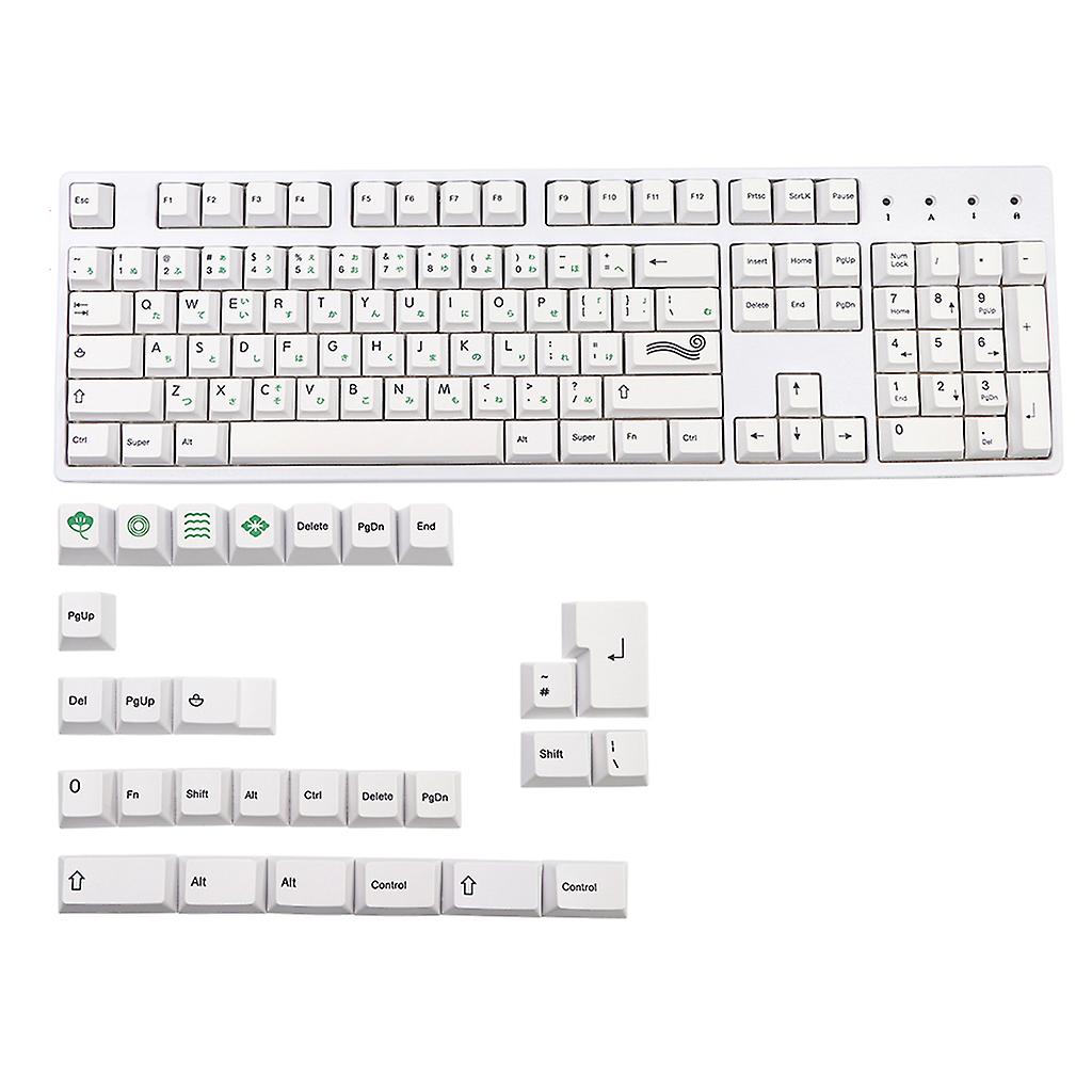 Replacement for Key Cap Set 133pcs PBT Heat Sublimation for Mechanical Keyboard