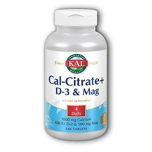 Kal Cal-Citrate+, 240 Tabs (Pack of 6)