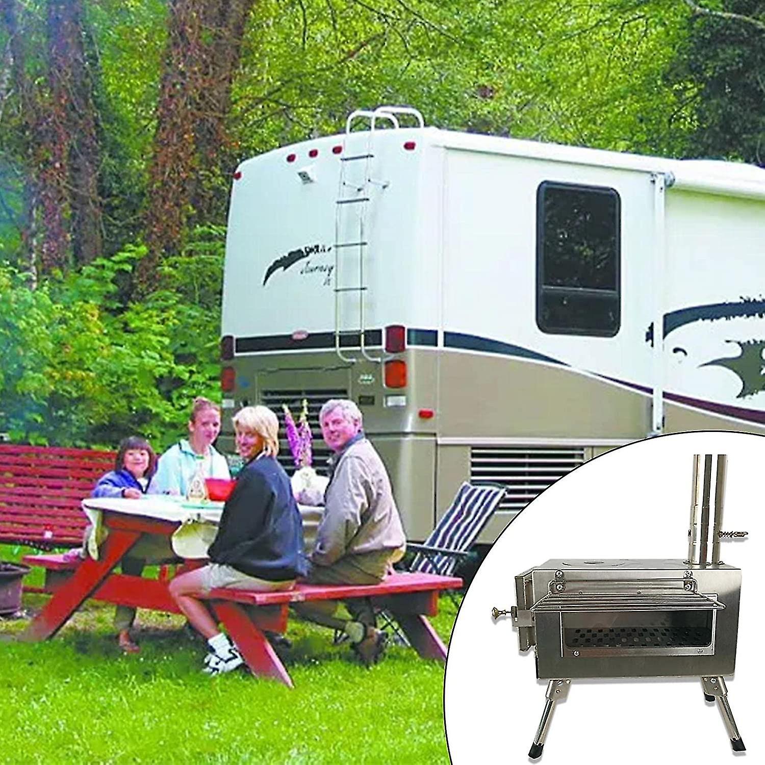 Outdoor Stove Pipe, Stainless Steel Adjustable Chimney Pipe, Wood Burning Chimney  Pipe For Indoor Camping | Fruugo BH