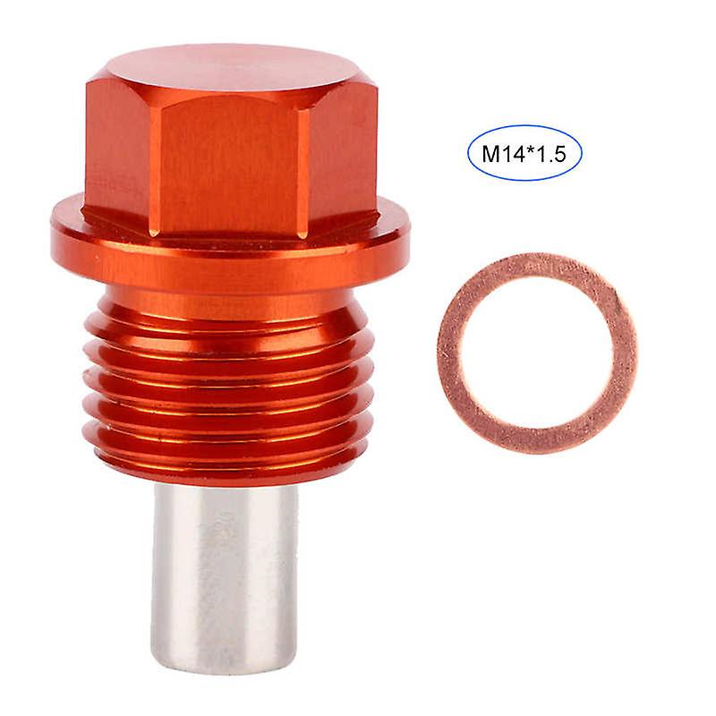 1 pcs שמן מגנטי ניקוז תקע בורג בורג שינוי סגסוגת מתאים למערכת שימון רכב טויוטה אביזרים חדשים לגמרי