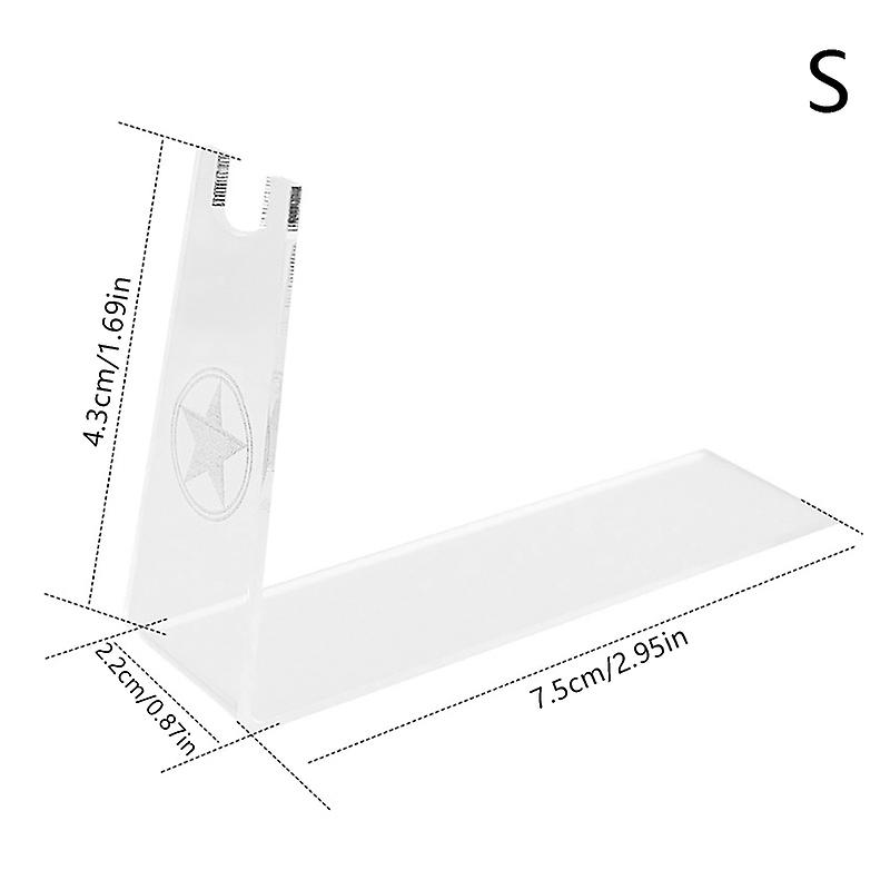 New Boutique Store Display Props Clear Acrylic Outdoor Pistols Holder Gun Model Showing Gun Display Stand Rack