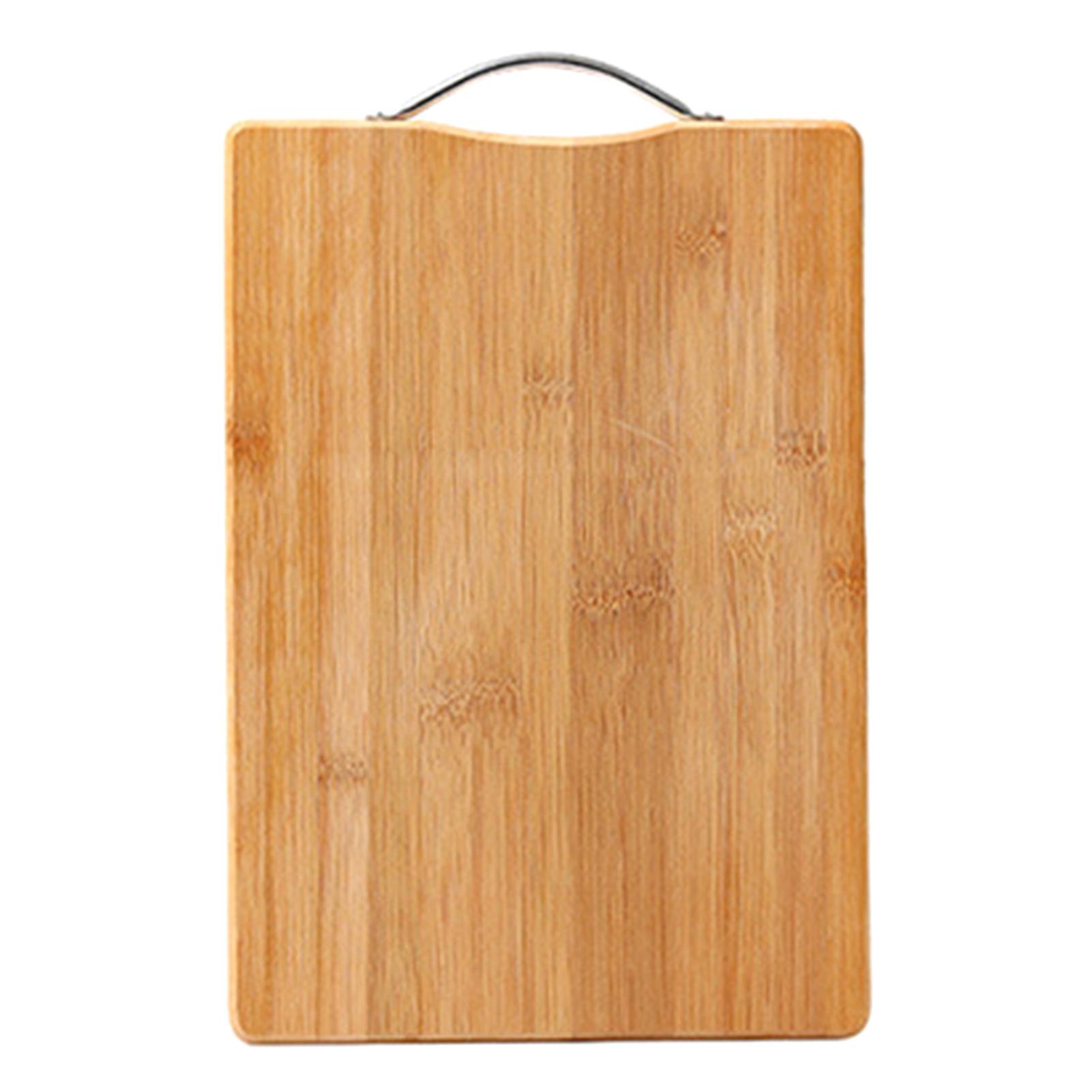 Durable Bamboo Cutting Board with Hanging Hole - Crack-Resistant & Easy-Clean