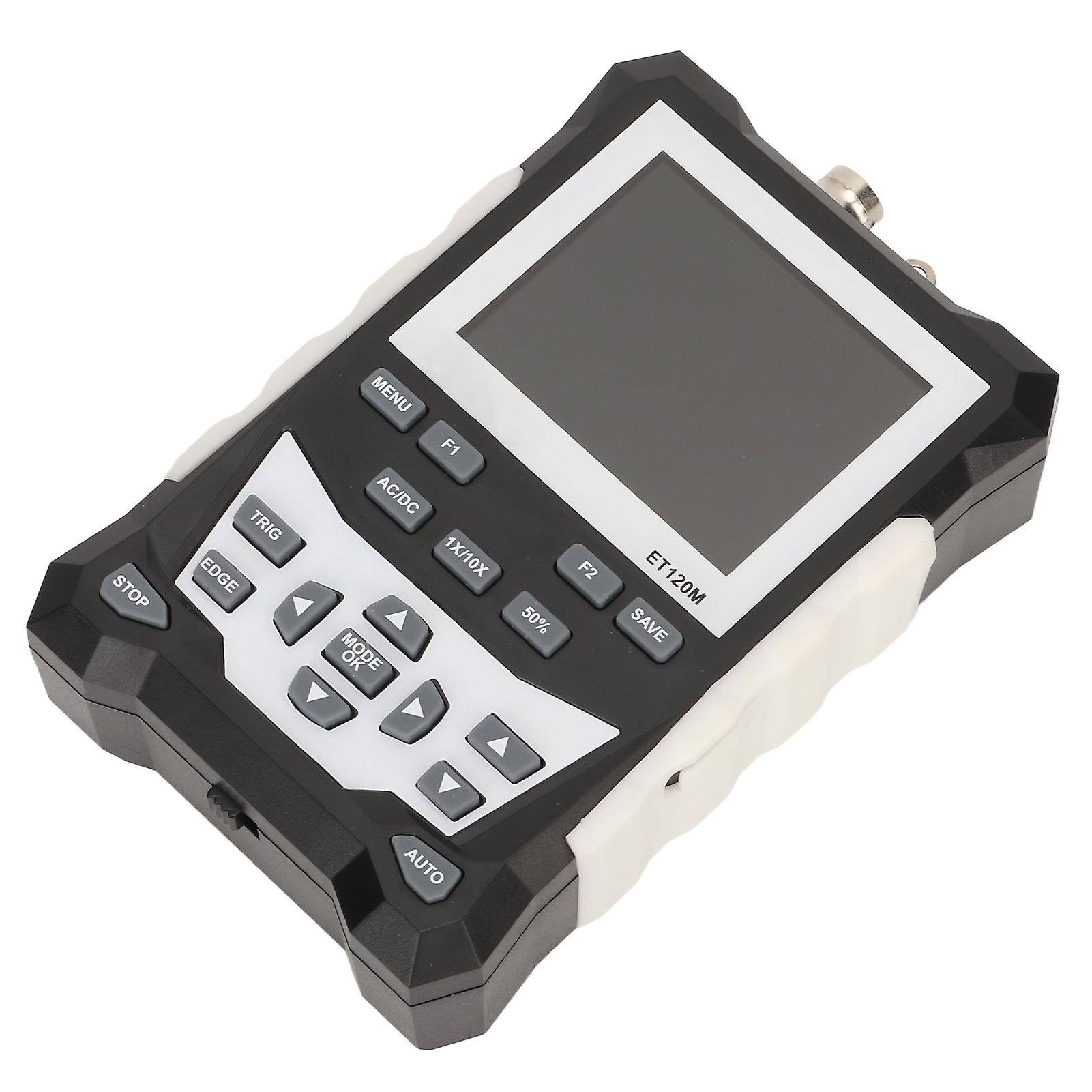 Handheld Oscilloscope 120MHz Waveform Bandwidth High Accuracy 2.4in TFT Digital Color Analog Oscilloscope Kit 