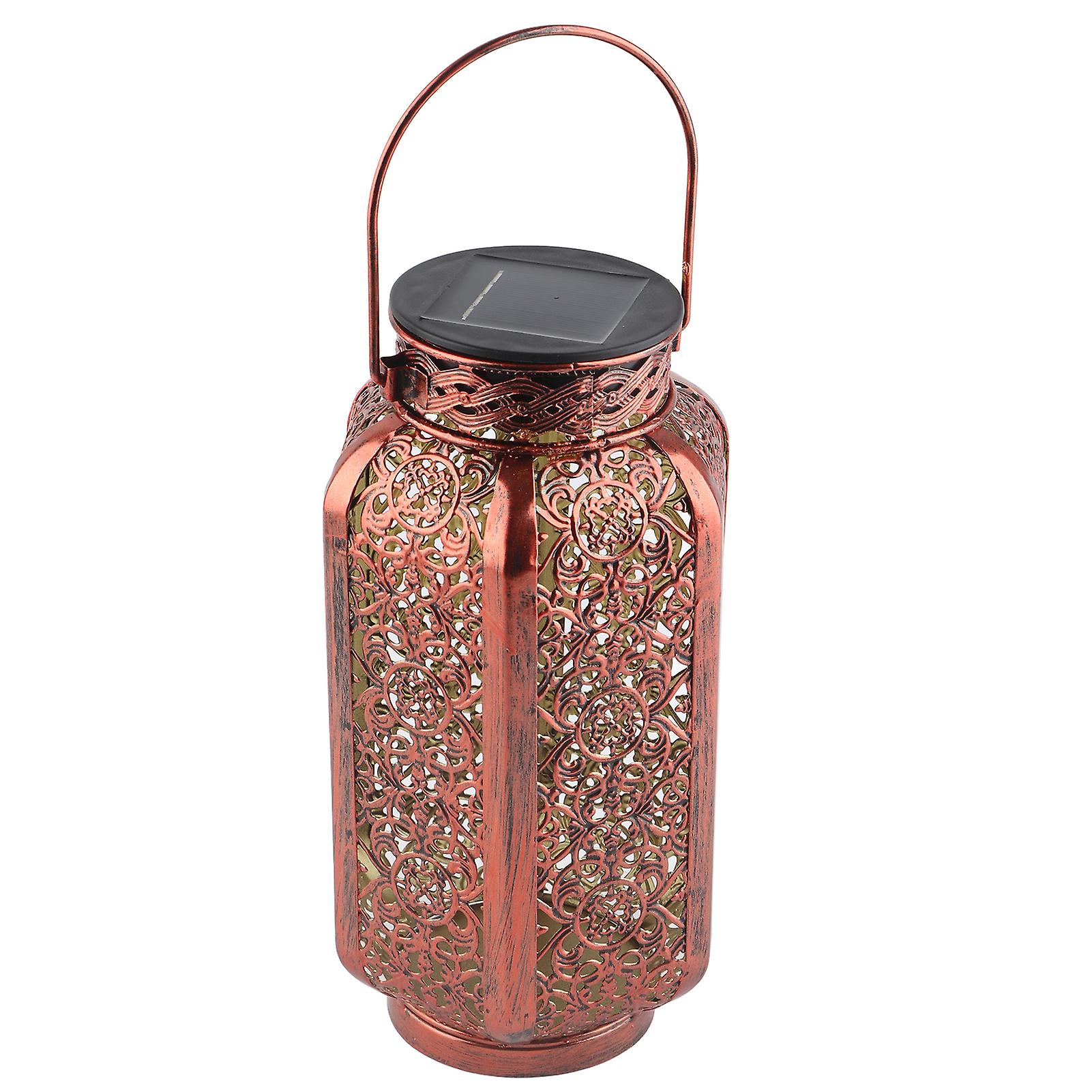 Automatic Solar-Powered Hanging Lantern for Eco-Friendly Garden Decor