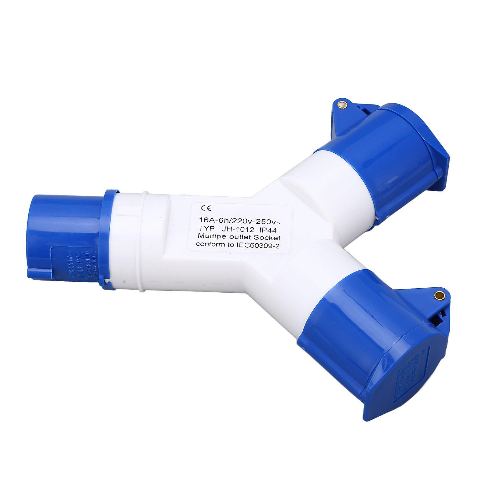 16A 3-Pin Industrial Waterproof Plug with PA66 Shell for Harsh Environments