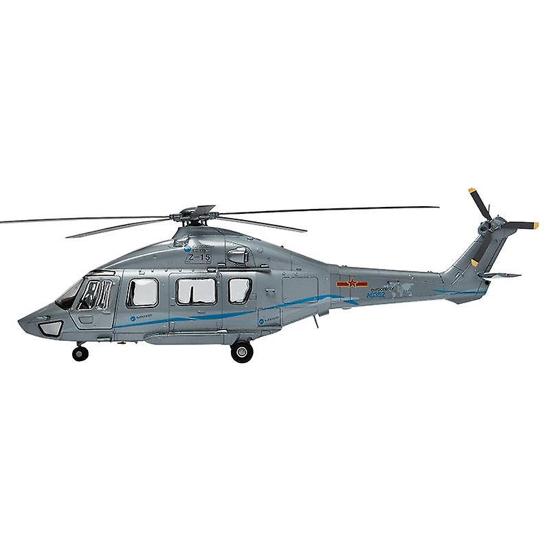 Straight 15 armed helicopter model simulation alloy aviation military collection ornaments