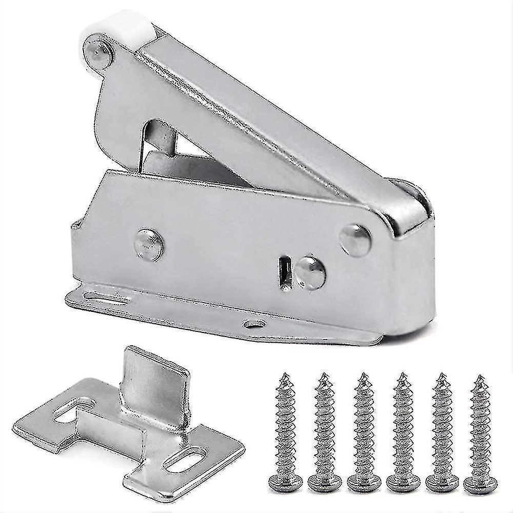 Quick Automatic Spring Latch - Cold Rolled Steel For Closet Doors And Attic Hatches
