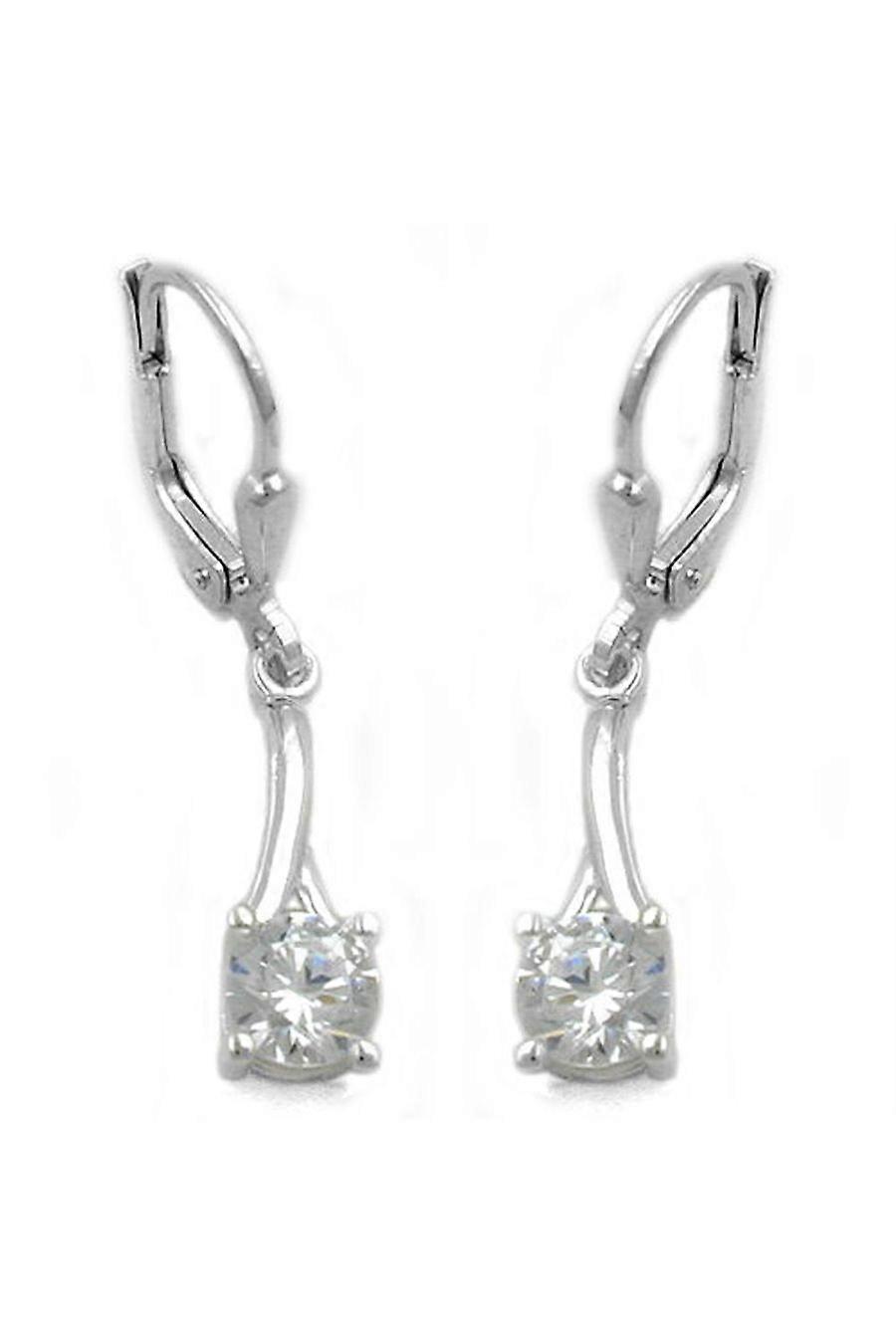 Leverback Earrings Zirconia Silver 925 - Gl91233