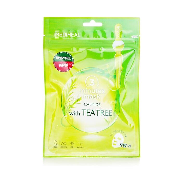 Mediheal 3 Minutes Mask Calmide With Tea Tree (japan Version) 7pcs