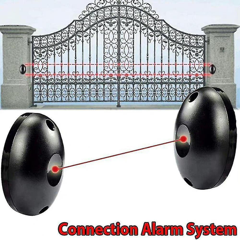 2pcs automatische Infrarot-Strahl-Detektor Ir Alarm Sensor Tür Licht Sensor Einbrecher Alarm System
