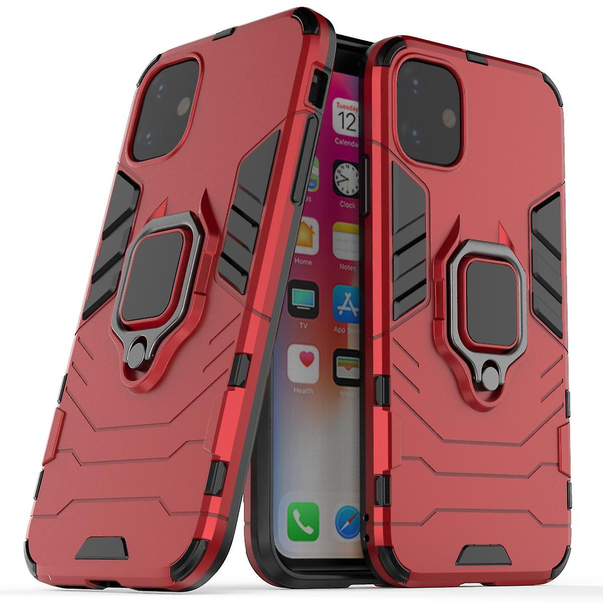 Shockproof Magnetic With Ring Stand Cover Case For iPhone11