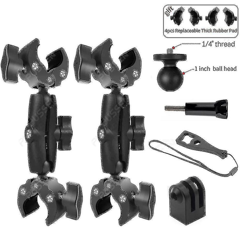 Motorcycle Bike Invisible Selfie Stick Monopod Handlebar Mount Bracket For Gopro Max Hero 11 Insta36