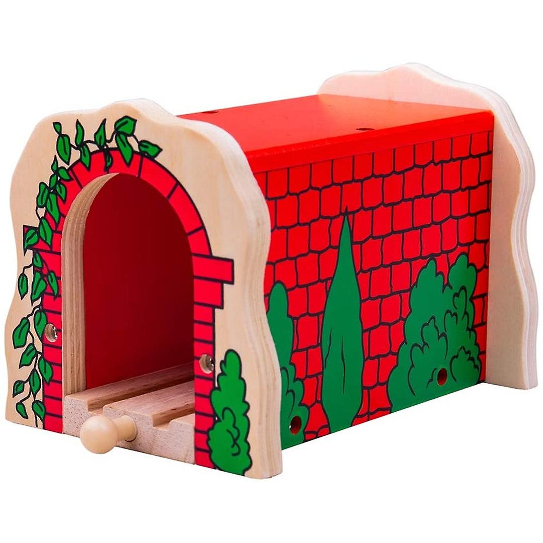 Bigjigs Wooden Railway Red Brick Tunnel