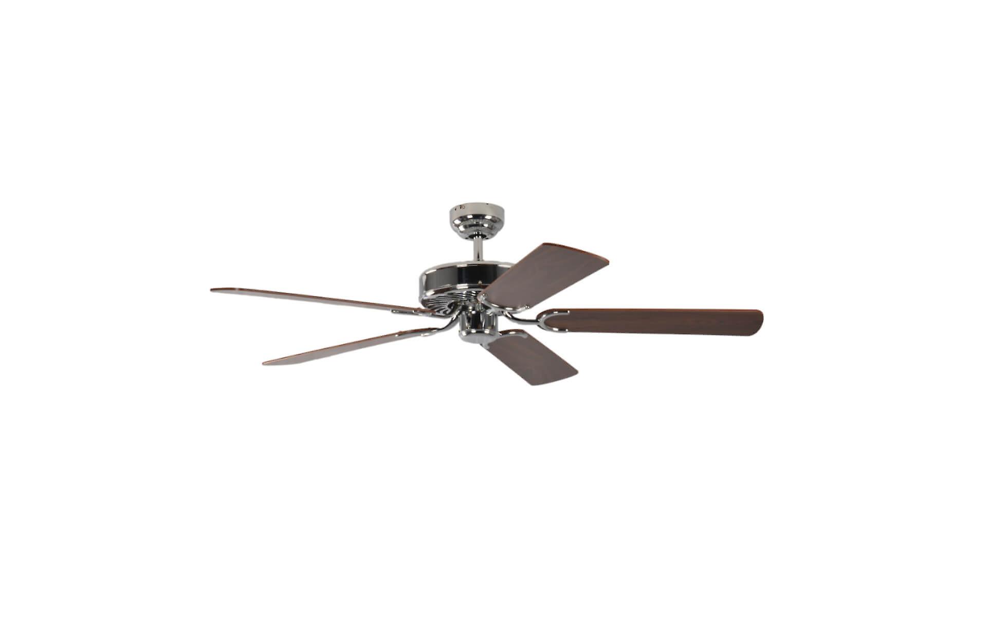 Ceiling fan Potkuri steel / walnut