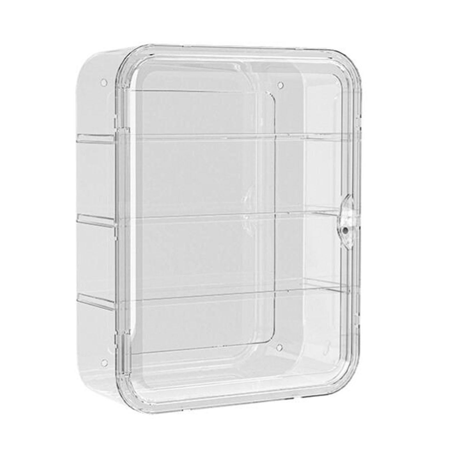 Acrylic Figure Storage Box Dustproof for Mini Toy Action Figures Collections
