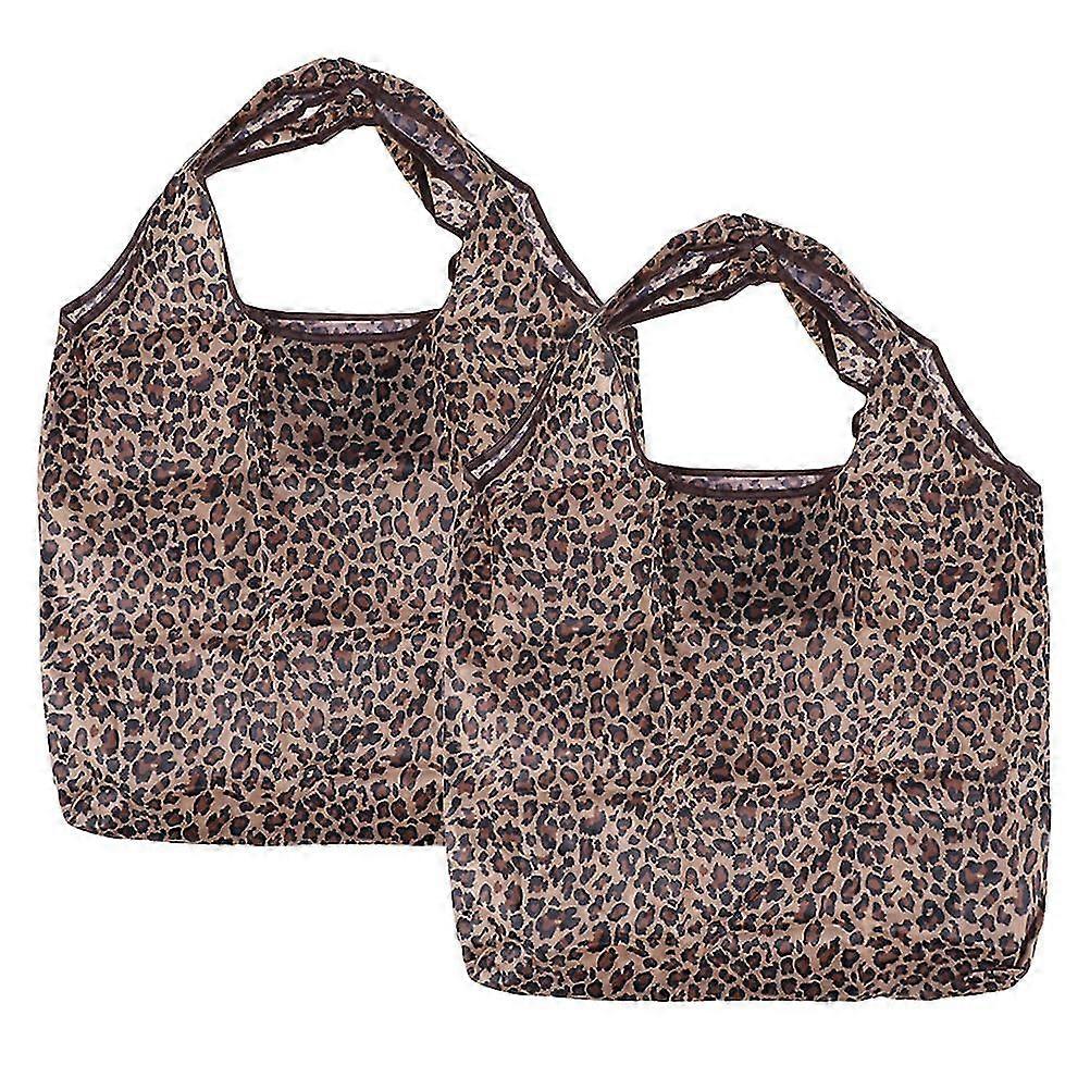 2pcs Convenient Shopping Bag Eco-Friendly Bag Sundries Tote Bag Storage Bag