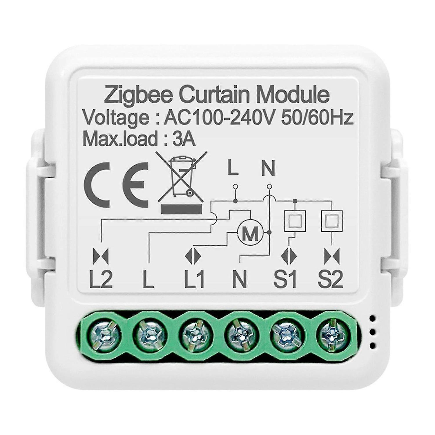 1 Set Curtain Switch Timer Schedule Voice Remote Control Smart Scene Wireless Curtain Switch Module