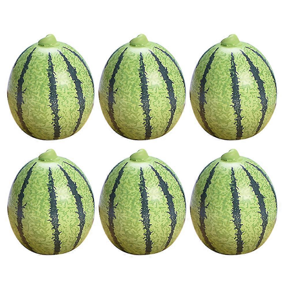 Lot de 6 mini pastèques miniatures