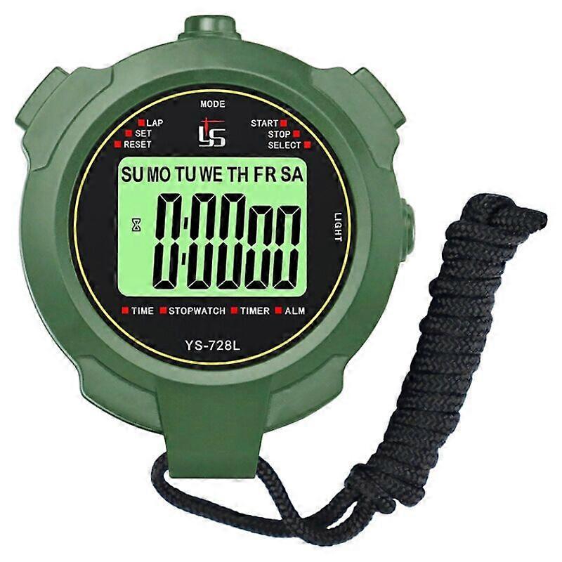 Stopwatch, Professional Memory Stopwatch with Mute Function and Light for Sports