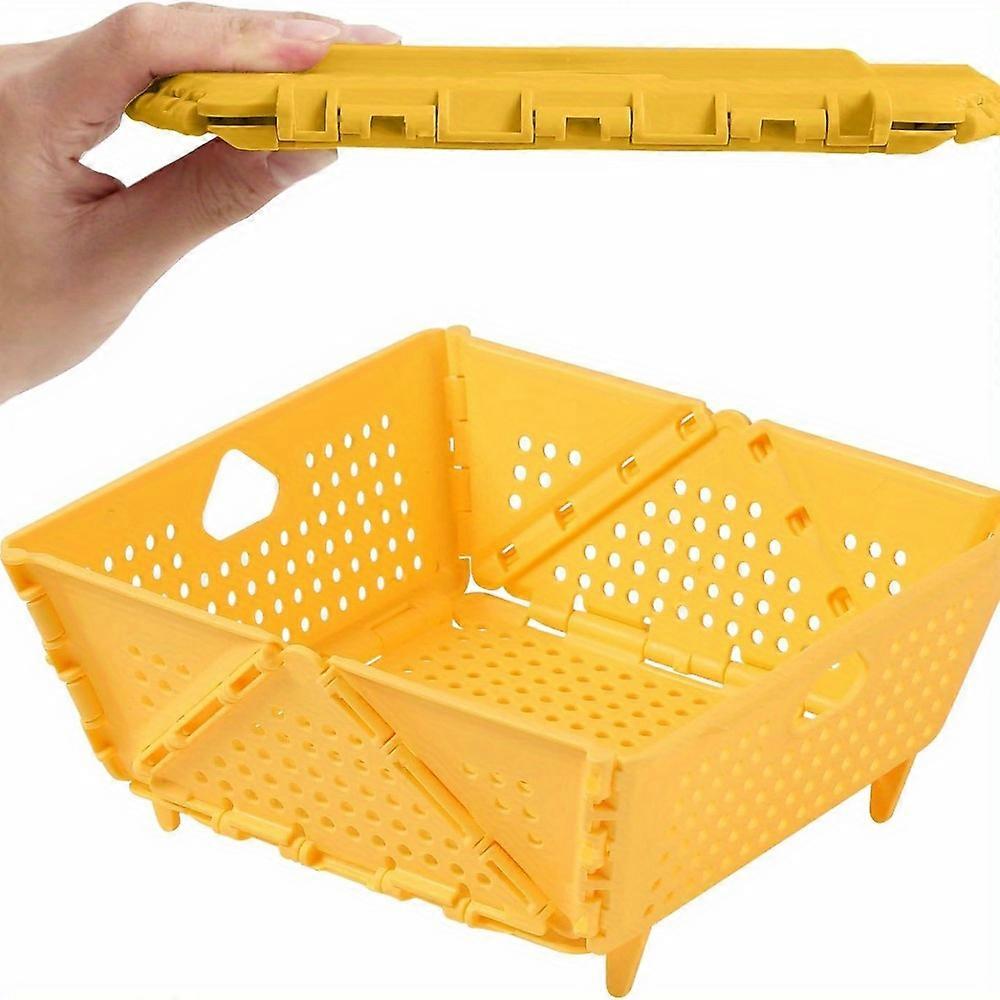Eco-Friendly Collapsible Colander - Bpa-Free, Dishwasher Safe Kitchen Strainer For Pasta & Veggies, Space-Saving Design (Green)