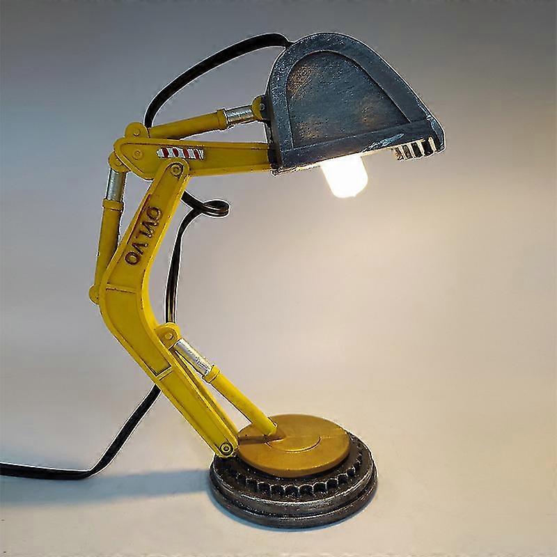 Creative Digger Desk Lamp Excavator Night Light For Children Table Reading Light