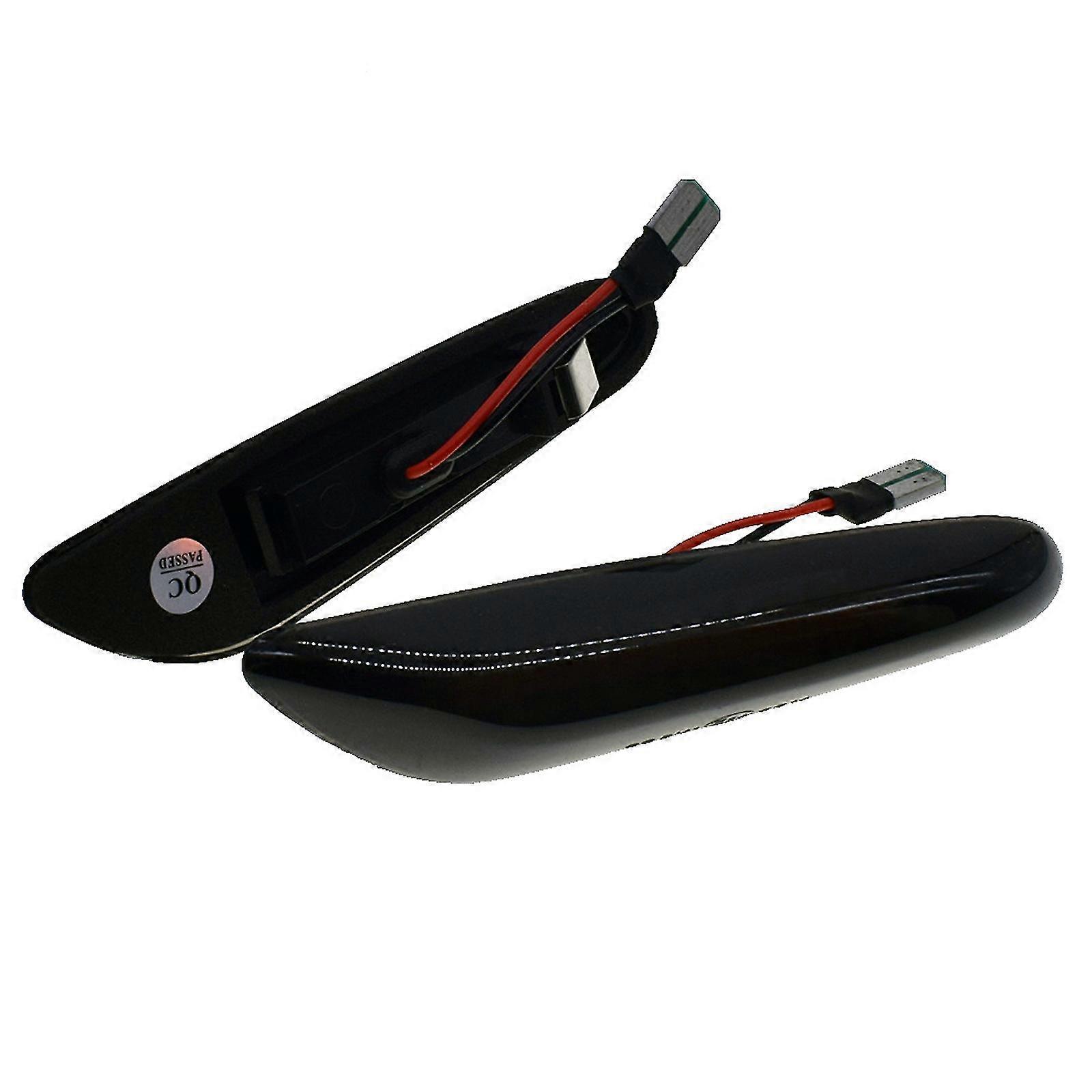 SMOKE LENS LED Side Marker Light Signal Blinker Lamp 2X For BMW E82 E88 E90 E92