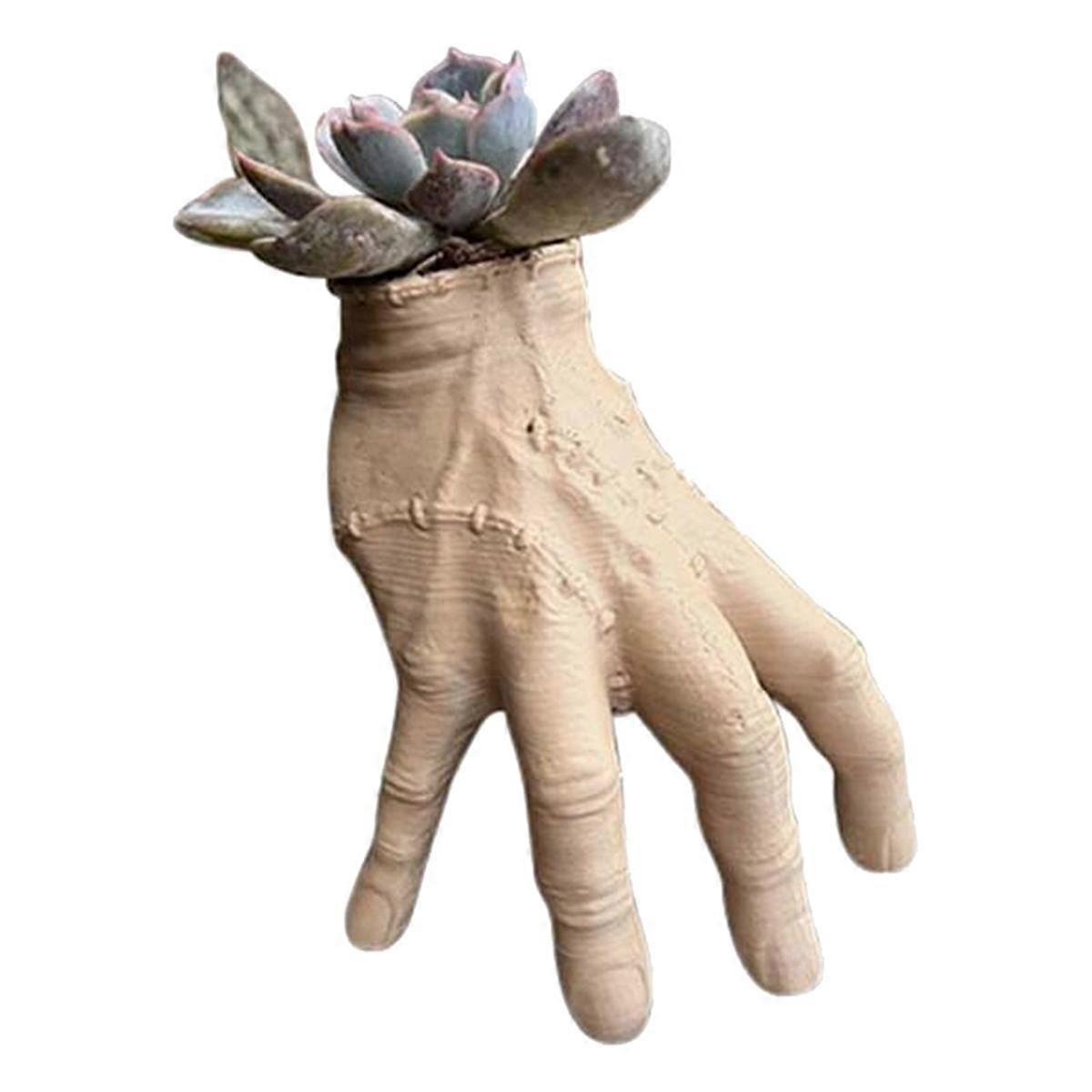Τύπος Α Addams Οικογένεια Broken Hand Planter Υπαίθρια κηπουρική Προμήθειες Υπαίθριος κήπος Patio Outfits