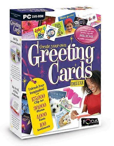 Create your own Greeting Cards Deluxe (PC DVD) - New & Sealed