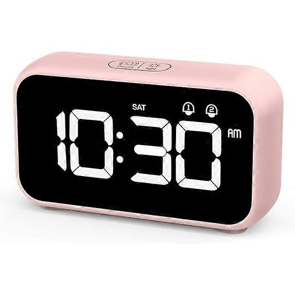 LED digital alarm clock with snooze function, 12/24H USB charging Elik