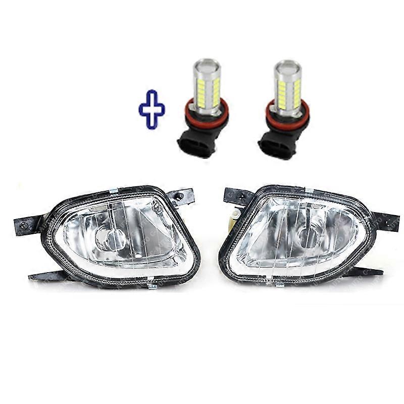 Fog Lights For Mercedes-Benz W211 2003-2006 E200 E220 E240 E280 E300 E320 E350 E420 E500 Headlights A2118201156 LED halogen bulb