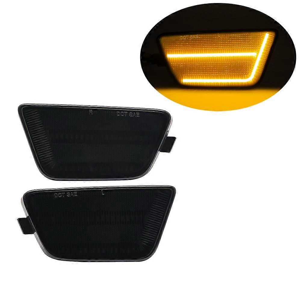 Auto Fender Flare Lamp for Chevrolet Cruze 2011-2015 Amber and White Side Marker Light No Error 2PCS Front Bumper Lights