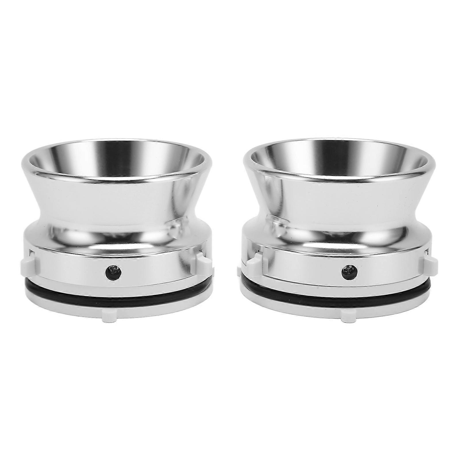 1 Pair 10in NAB Hub Adapter Aluminium Alloy Opener Universal Loading Device for Studer ReVox for Akai for Teac Silver White