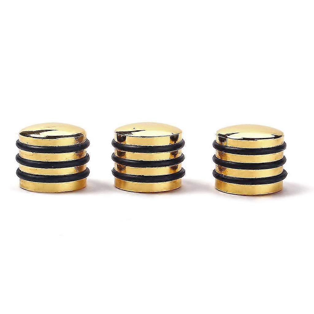 Cylinder Dome Gold Polished Control Knob Split Shaft Knobs For Bass Guitar