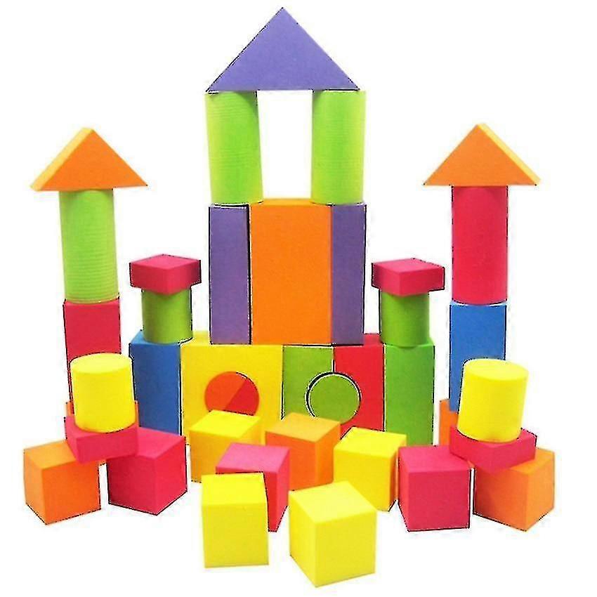 Baby Intelligence Exercise Building Brick Block Safe Foam Construction Soft Block Toy Baby|blocks