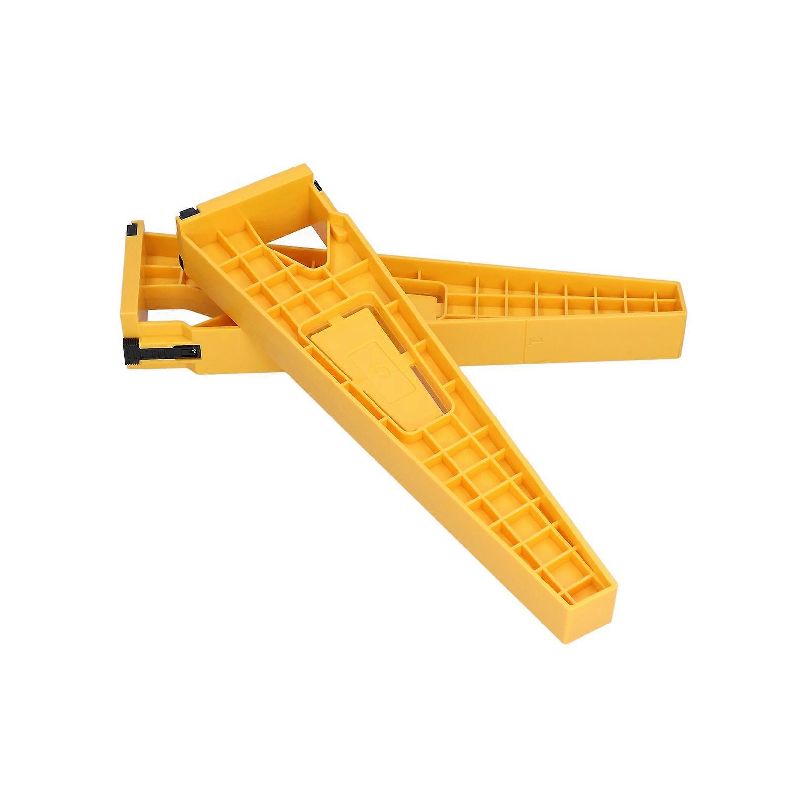 2Pcs Tiroir Glissière Gabarit ABS Cabinet Aide À L’installation Montage Outil Ensemble Kit pour la Maison