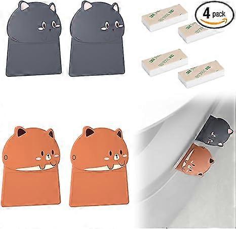 2 Pairs Toilet Seat Lifter Self-Adhesive Toilet Seat Handle Seat Cover Lifter Avoid Touching Toilet Seat Lid Lifter Bathroom Accessories (Cute Cartoon