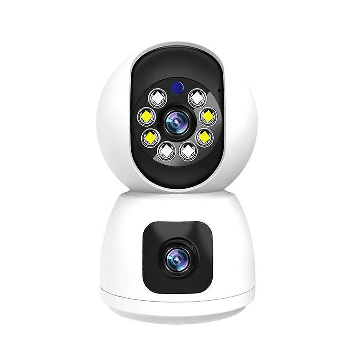 2MP Dual Lens Camera Baby Monitor Security Protection Home Wifi Surveillance Camera PTZ Video Intercom Camera