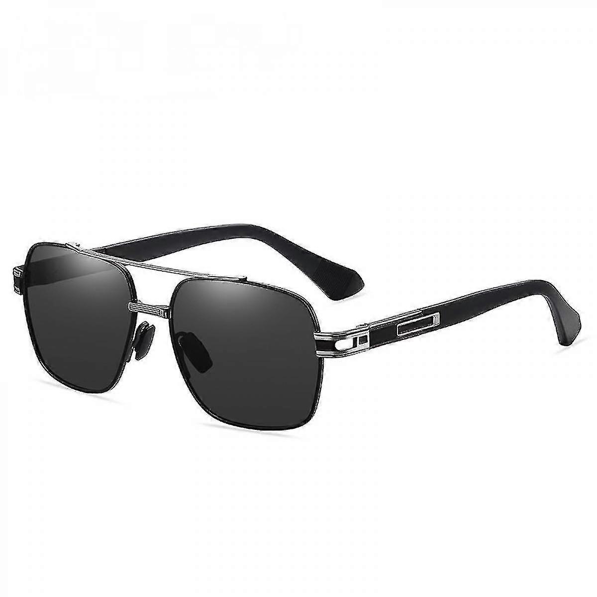 Polarized Sunglasses For Men/women Uv Protection Metal Frame Square Retro Shade Glassesxq-sg1719