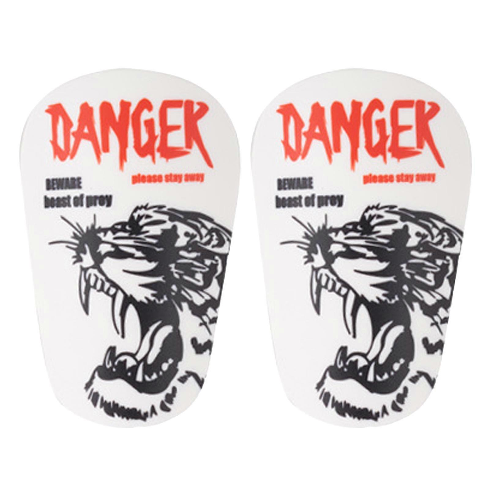 1 Pair Football Shin Guards High Strength Impact Resistant Anti-Collision Leg Protection Print Soccer Shin Pads Protective Equipment